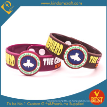 Pulseiras ou bracelete personalizados baratos de Silocne dos desenhos animados 2014